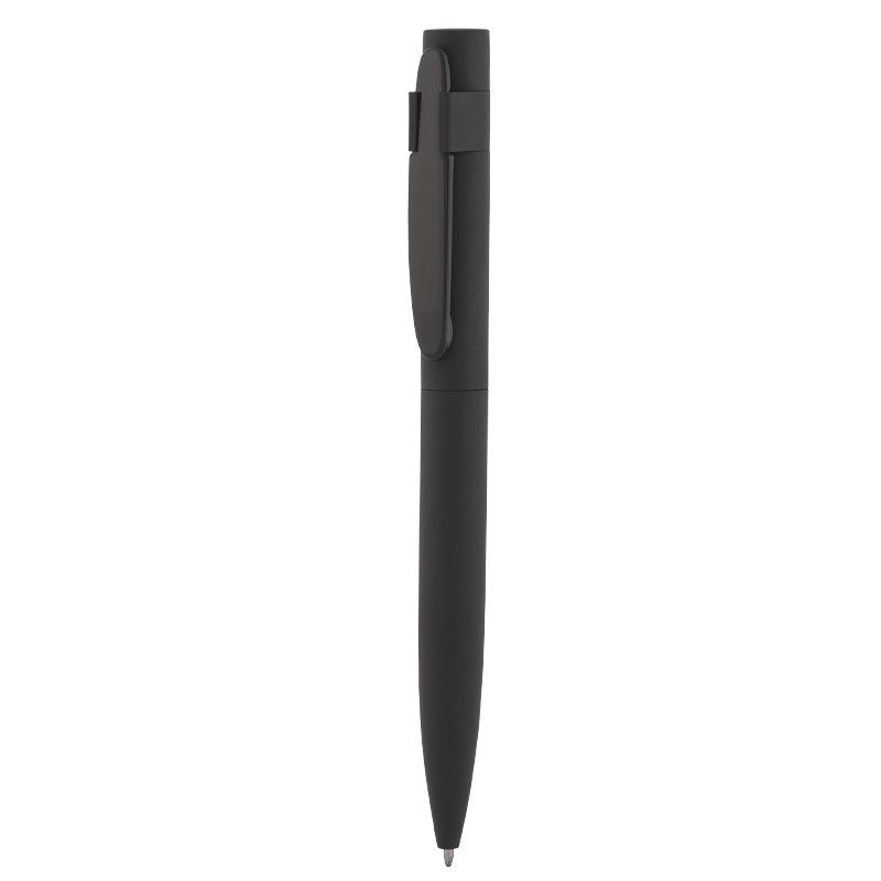 Ручка шариковая "Lip", покрытие soft touch, цвет черный