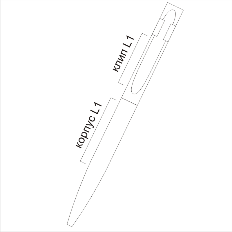 Ручка шариковая "Lip", покрытие soft touch, цвет черный