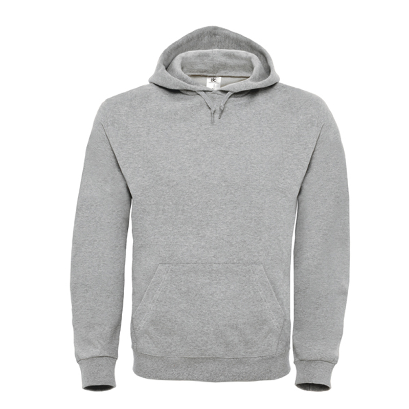 Толстовка с капюшоном ID.003, пестрая серая/heather grey