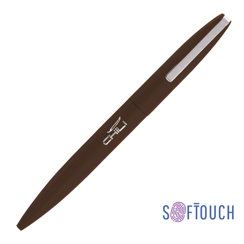 Ручка шариковая "Mercury", покрытие soft touch, цвет коричневый