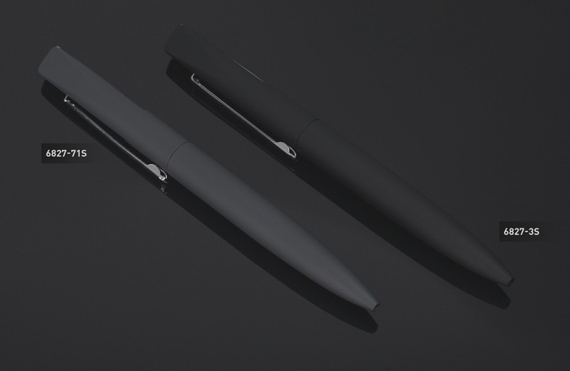 Ручка шариковая "Mercury", покрытие soft touch, цвет черный