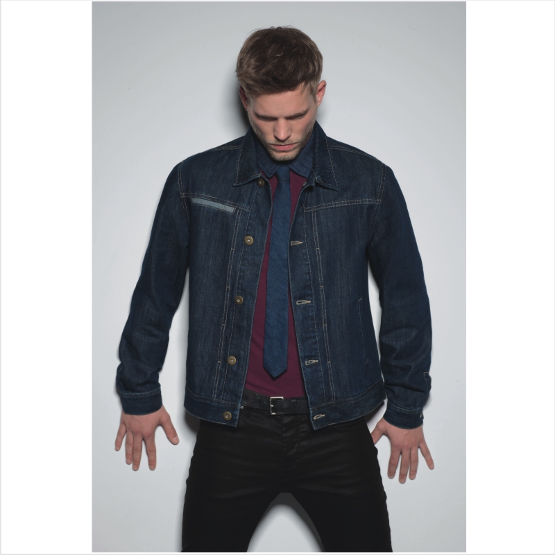 Куртка мужская DNM Frame/men, темно-синий деним/deep blue denim, размер S