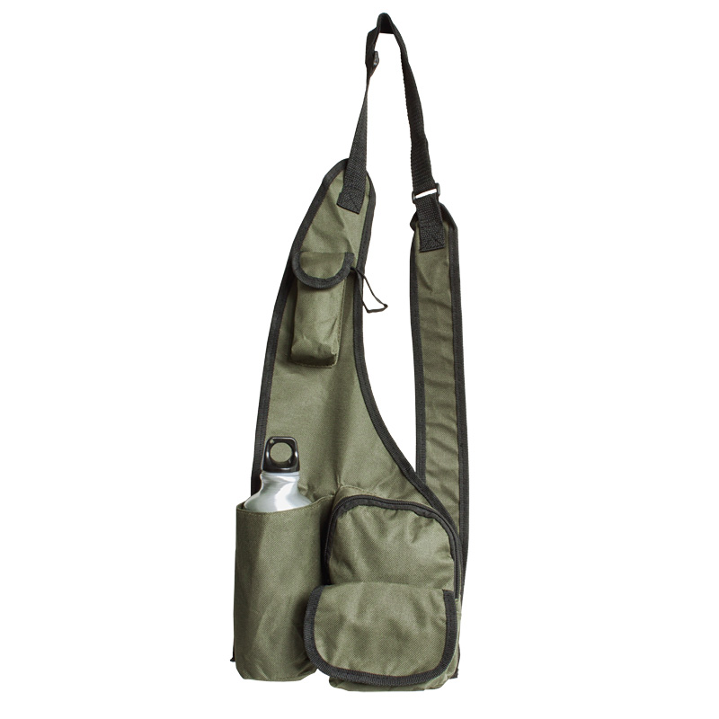 Набор для выживания "Последний герой": фляжка, мультиинструмент, фонарик в сумке, цвет зеленый/серебристый/черный