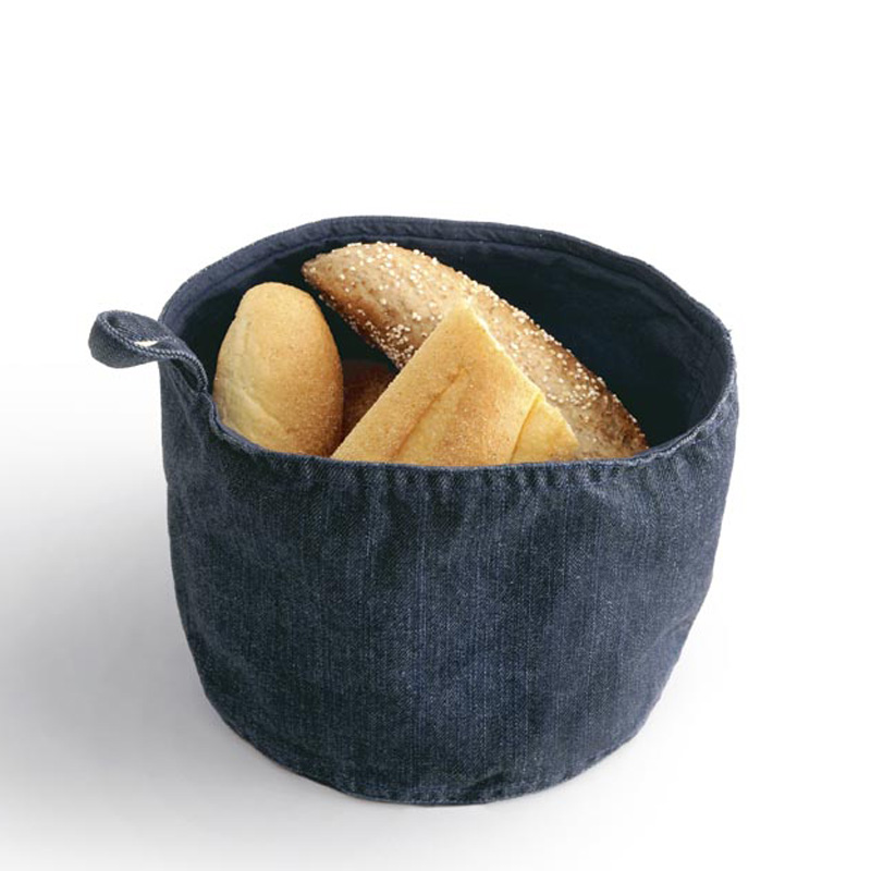 Корзинка для хлеба DNM Please, темно-синий деним/deep blue denim, один размер