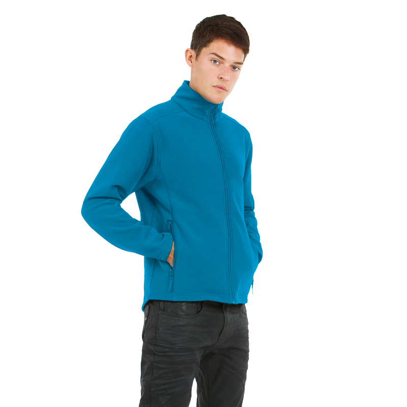 Куртка мужская ID.701 Softshell, ярко-бирюзовый/светло-серый (atoll/ghost grey)