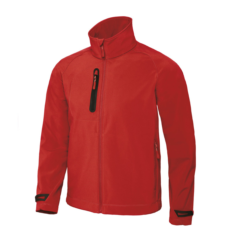 Куртка мужская на молнии X-Lite Softshell/men, темно-красная/deep red
