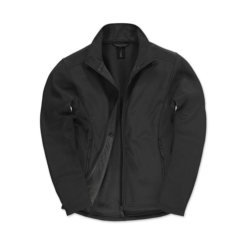Куртка мужская ID.701 Softshell, черный/черный (black)
