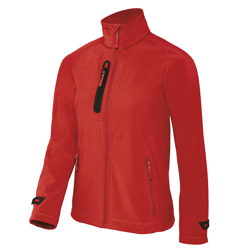 Куртка женская на молнии X-Lite Softshell/women, темно-красная/deep red, размер M