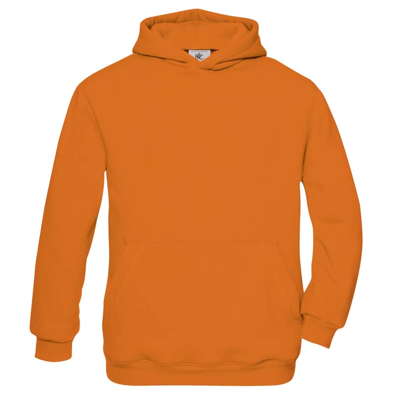 Толстовка детская Hooded/kids, темно-оранжевое/pumpkin orange