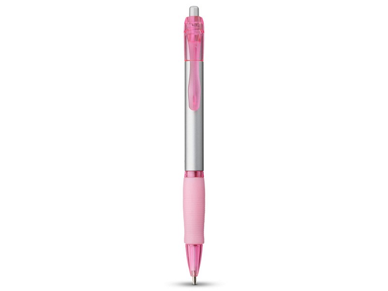 Ручка шариковая "Shelbourne", серебряный/розовый, черные чернила