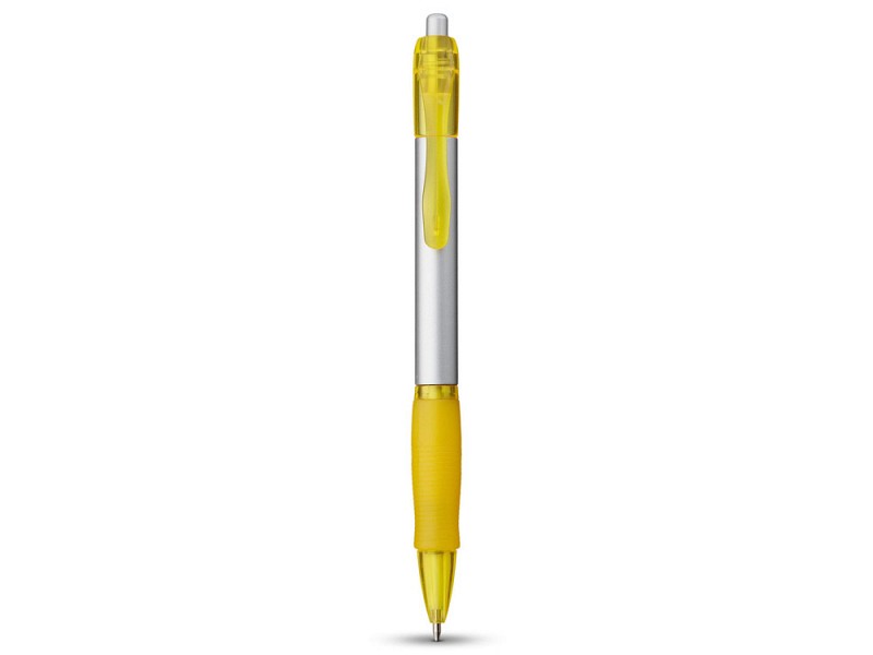 Ручка шариковая "Shelbourne", серебряный/желтый, черные чернила