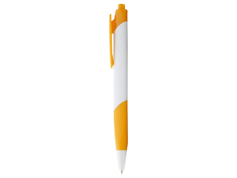 Ручка шариковая "Hawaii", белый/оранжевый, черные чернила