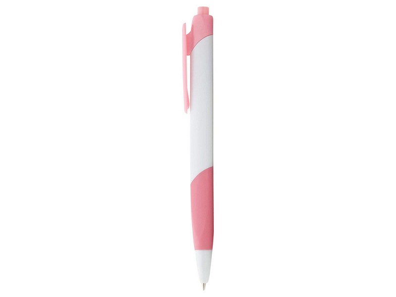 Ручка шариковая "Hawaii", белый/розовый, черные чернила
