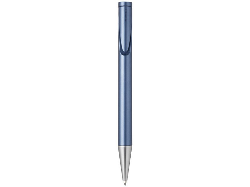 Ручка шариковая "Carve", синий металлик