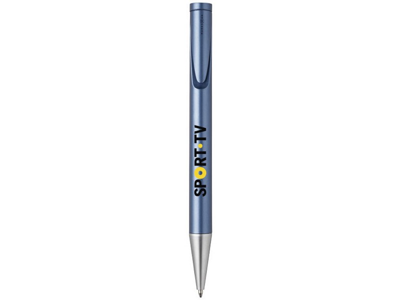 Ручка шариковая "Carve", синий металлик
