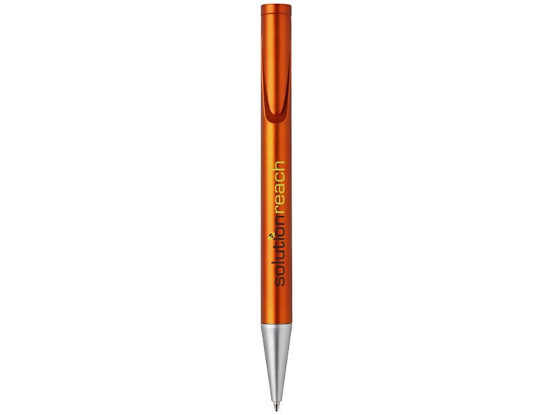 Ручка шариковая "Carve", оранжевый металлик