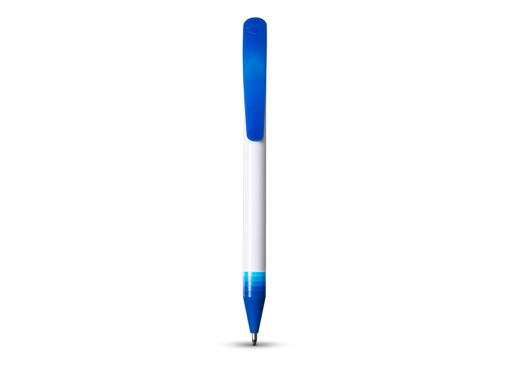 Ручка шариковая "Gradient", белый/синий, синие чернила