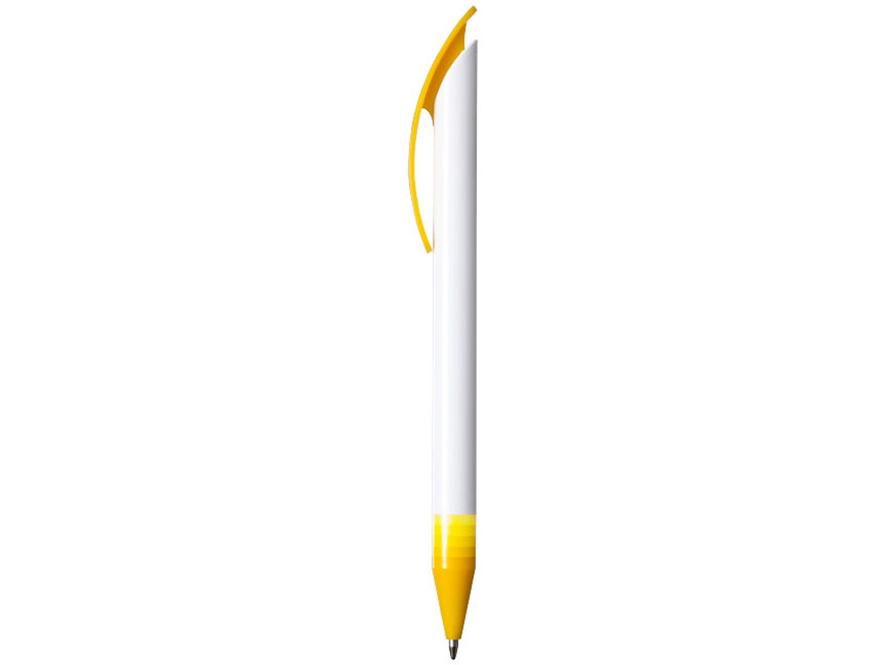 Ручка шариковая "Gradient", белый/желтый, синие чернила
