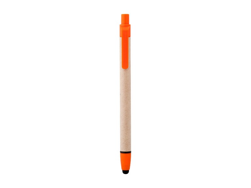 Ручка-стилус шариковая "Planet", оранжевый