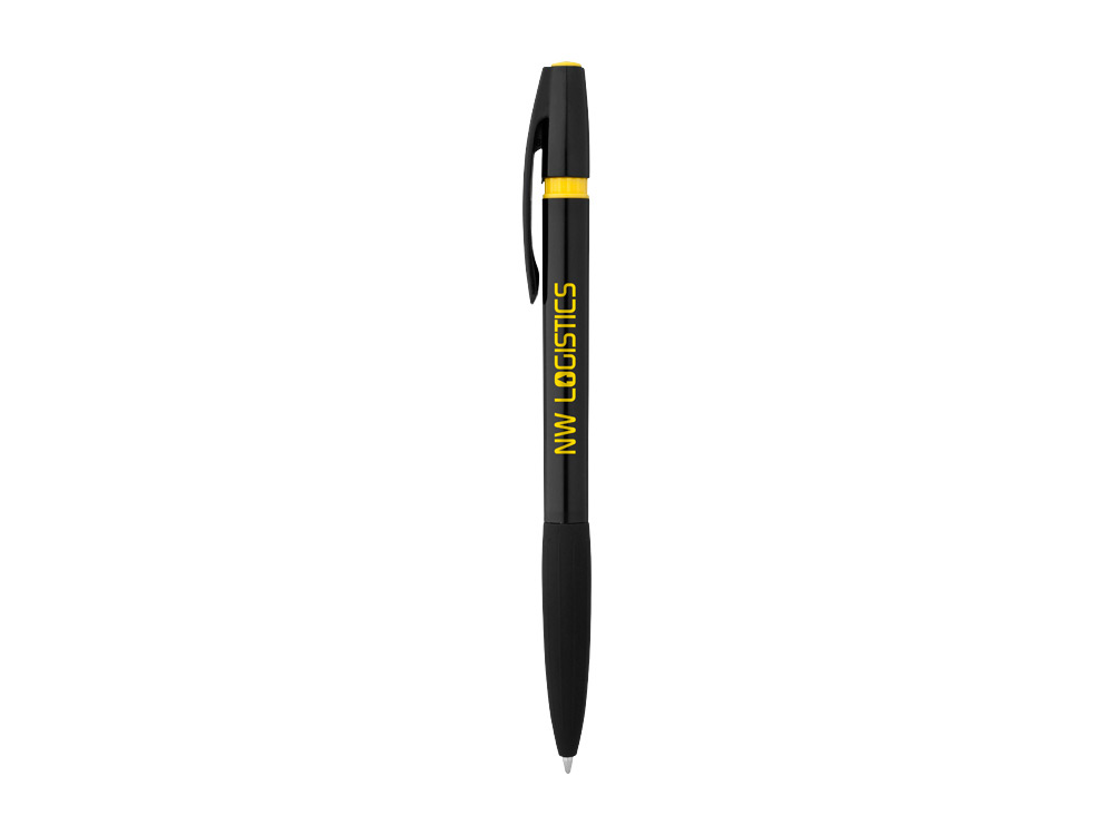 Ручка шариковая "Ansan" с восковым маркером, черный, черные чернила