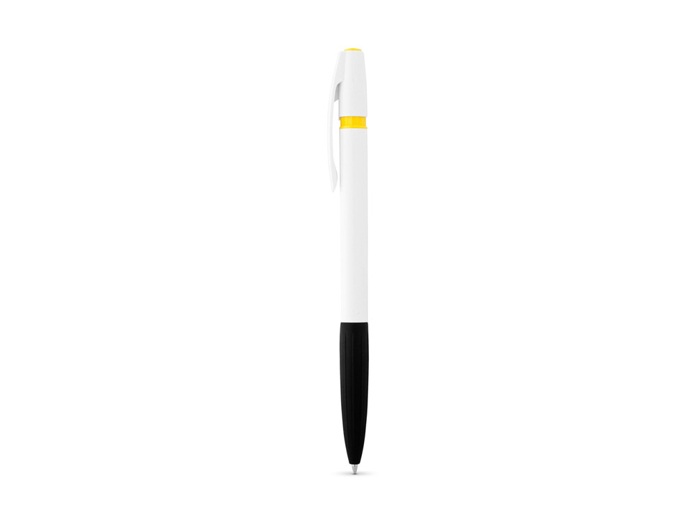 Ручка шариковая "Ansan" с восковым маркером, белый, черные чернила