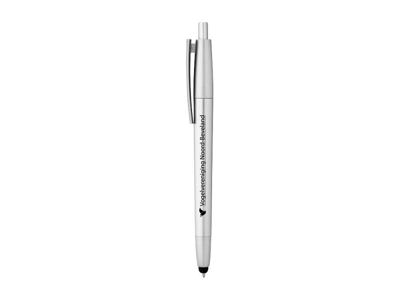 Ручка-стилус шариковая "Salta", серебристый, черные чернила