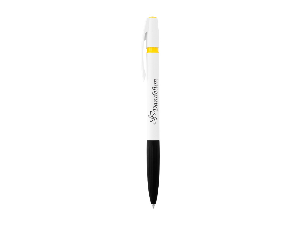 Ручка шариковая "Ansan" с восковым маркером, белый, синие чернила