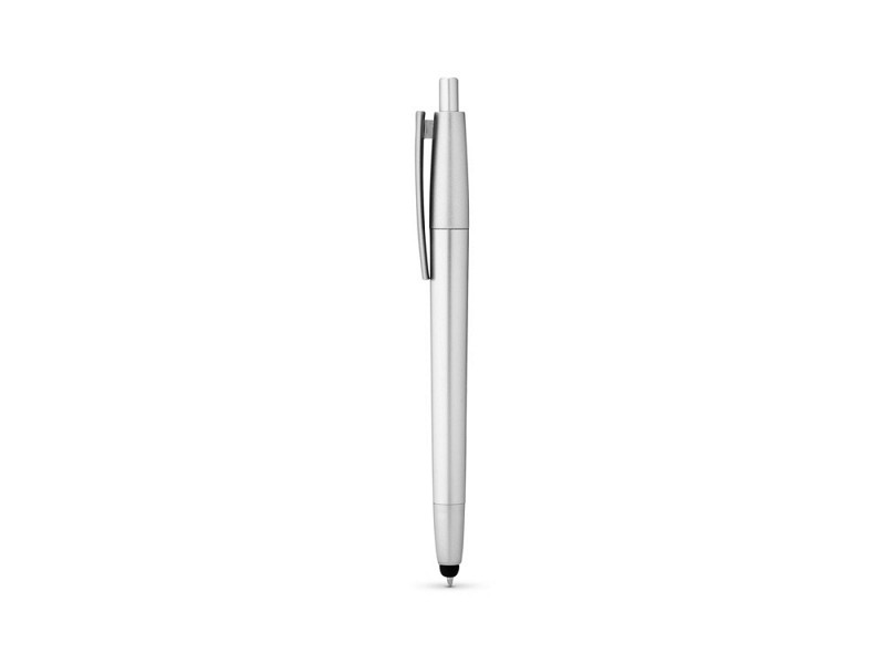 Ручка-стилус шариковая "Salta", серебристый, синие чернила