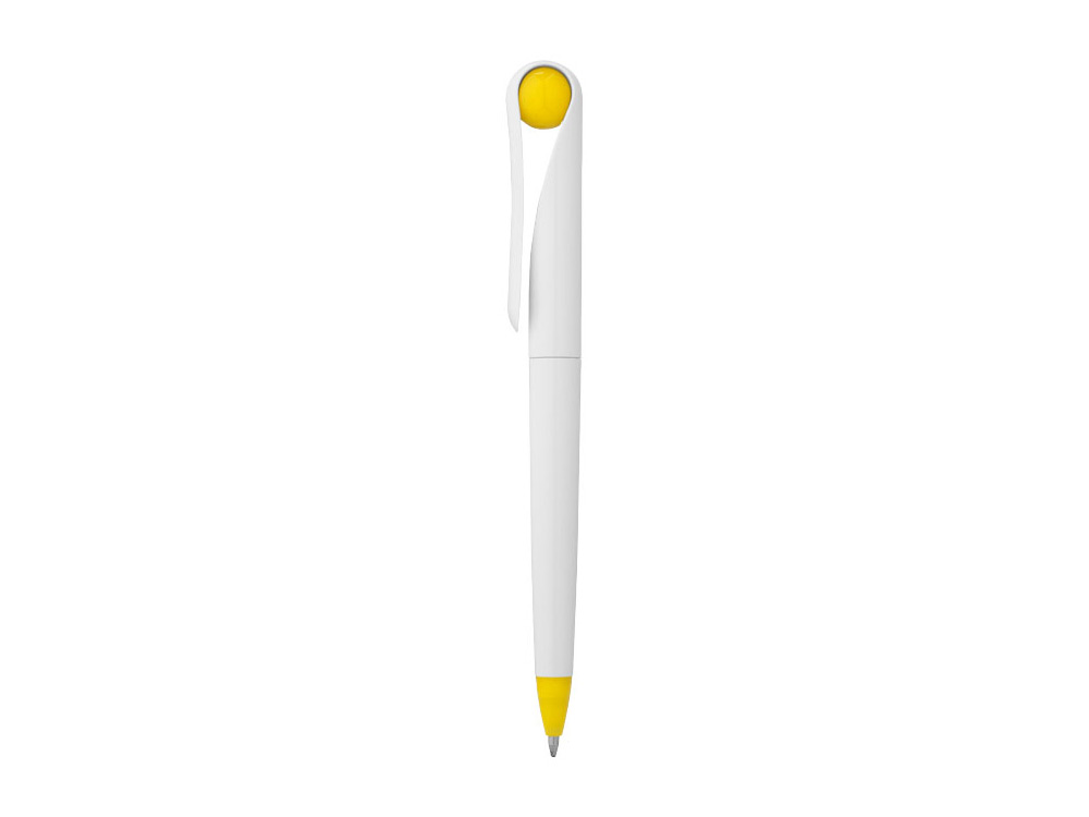 Ручка шариковая "Ammo", белый/желтый, черные чернила