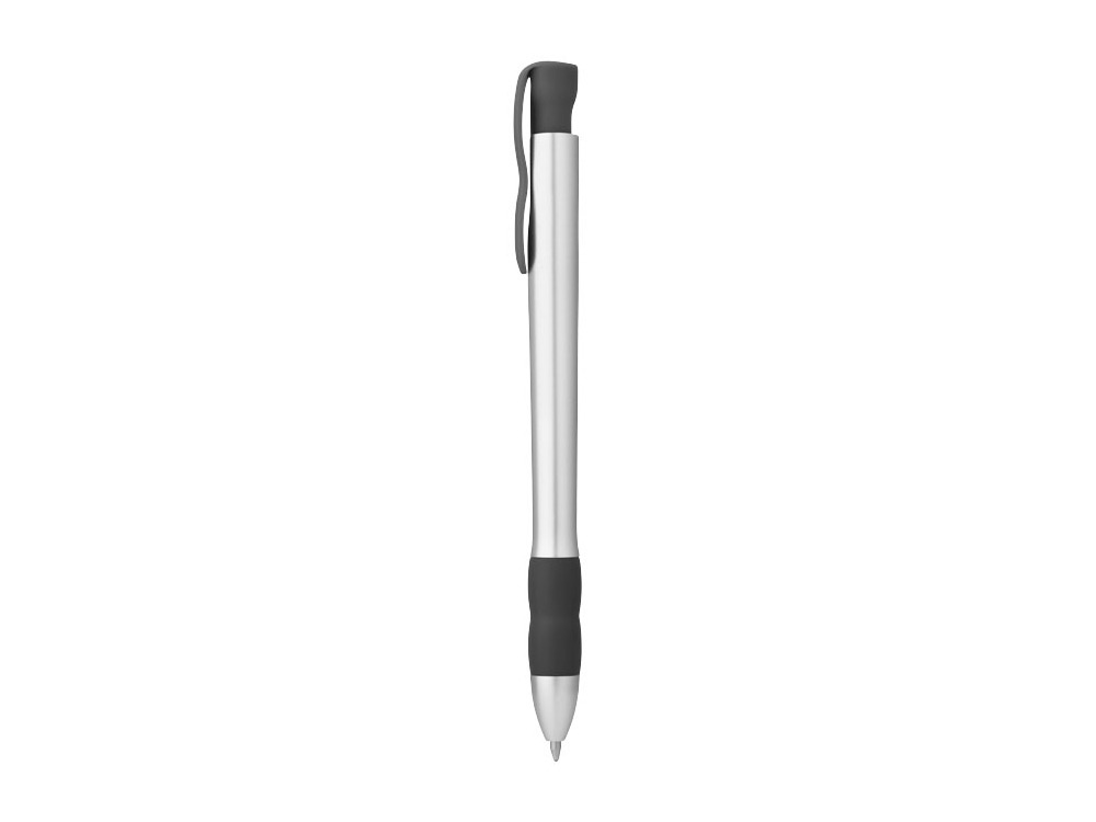 Ручка шариковая "Bulla", серебристый/черный, черные чернила