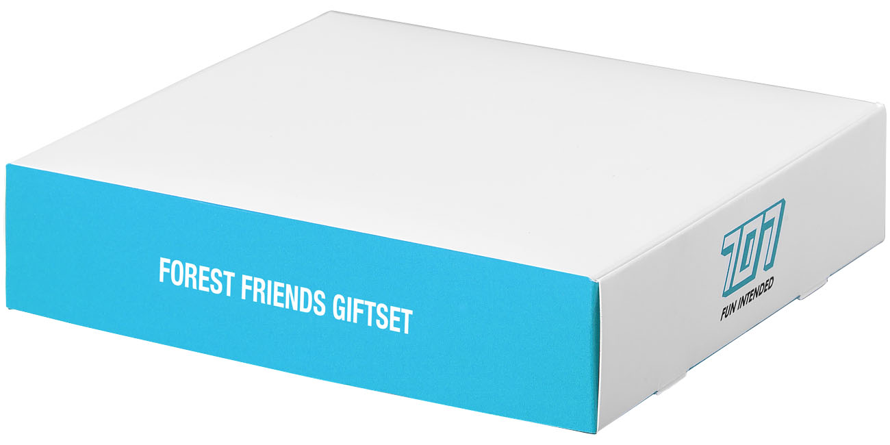 Набор подарочный "Forest": два блокнота и две ручки, голубой