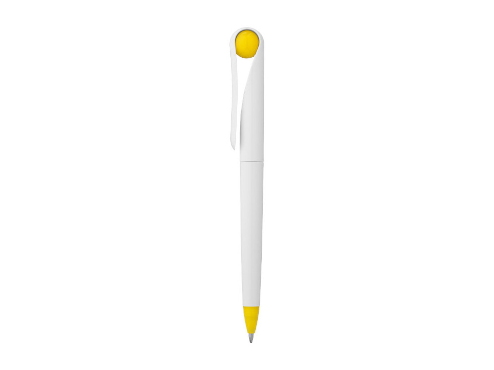 Ручка шариковая "Ammo", белый/желтый, синие чернила