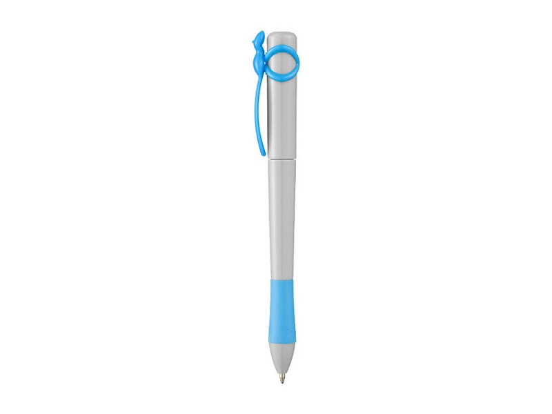 Ручка шариковая "Squirrel", серебристый/синий
