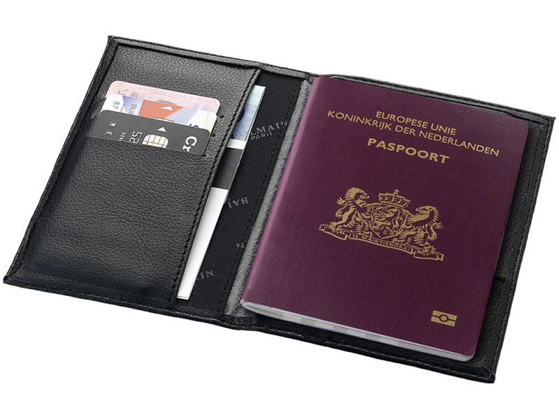 Подарочный набор: ручка шариковая, обложка для паспорта