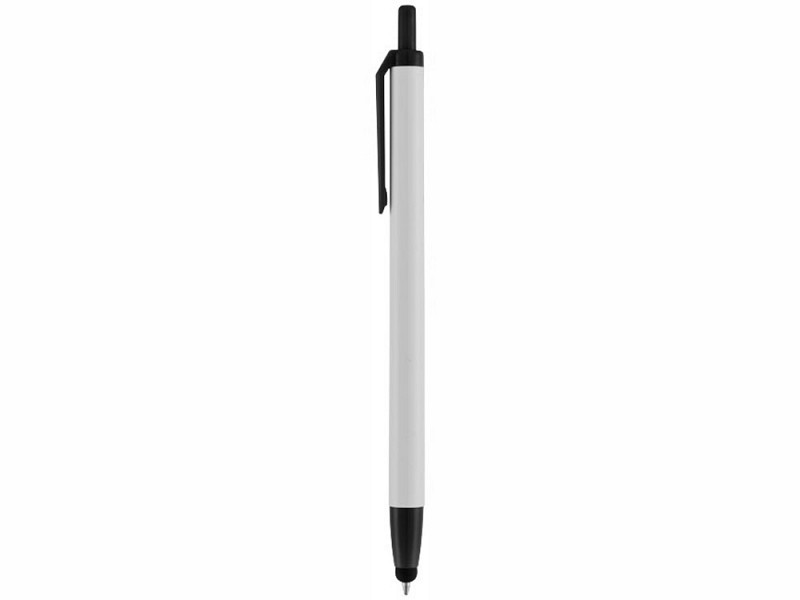 Ручка-стилус шариковая "Milford", белый/черный
