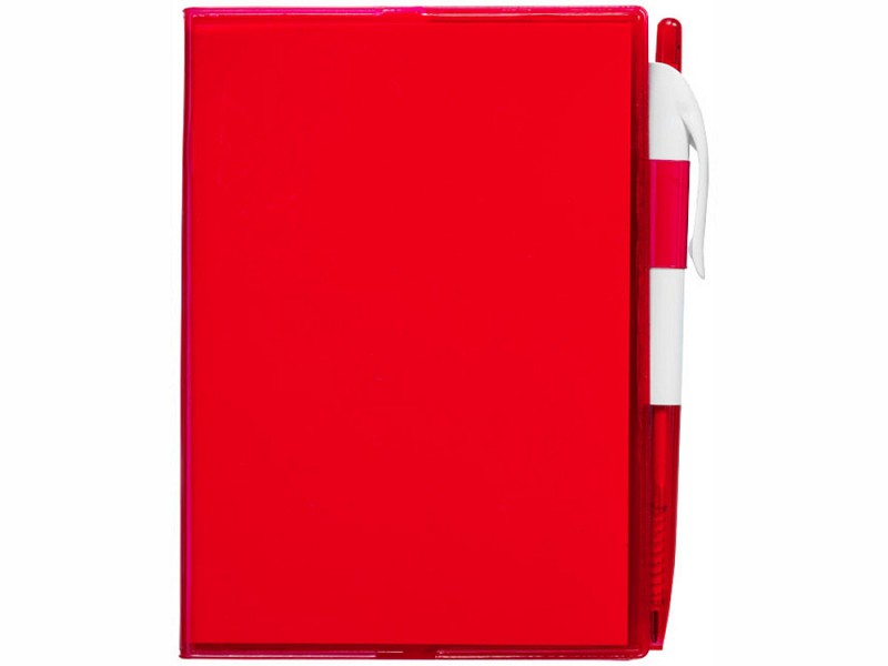 Блокнот А6 "Paradiso" с ручкой, красный