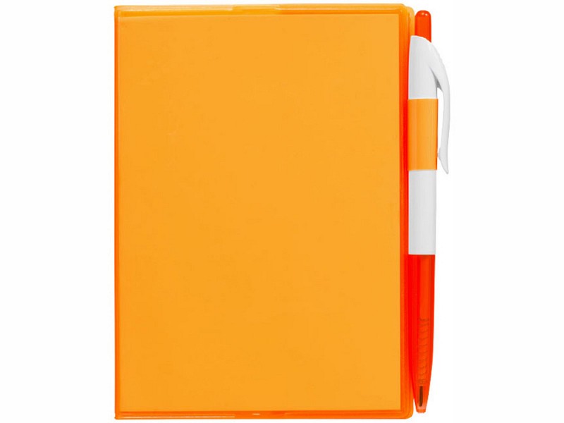 Блокнот А6 "Paradiso" с ручкой, оранжевый