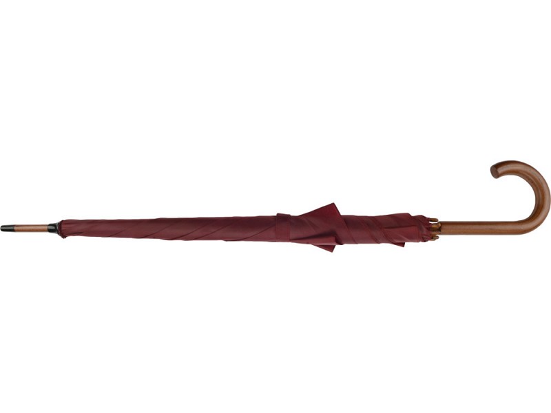 Зонт трость "Sabino", полуавтомат 23,5", бордовый