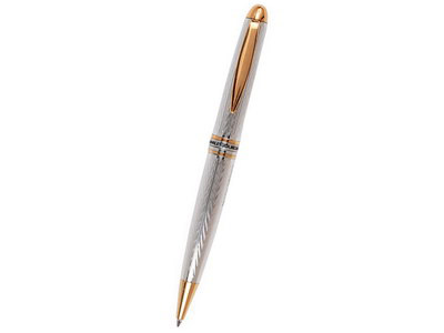 Ручка шариковая Jourdan модель Silver Gold
