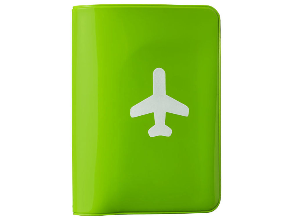 Обложка для паспорта "Voyage", зеленое яблоко