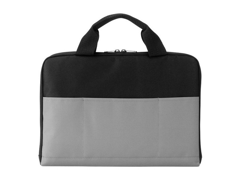 Конференц-сумка "Iowa" для ноутбука 14", черный/серый