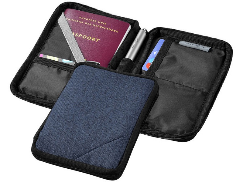 Бумажник для паспорта "Navigator", синий