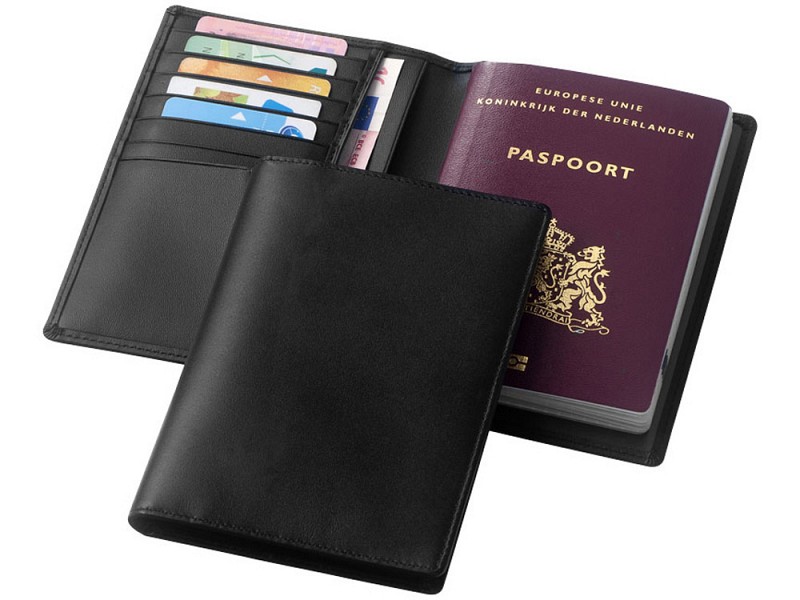 Бумажник для паспорта "Harvard", черный