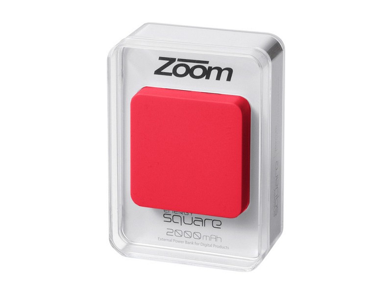 Зарядная станция PB-2000 от Zoom, красный
