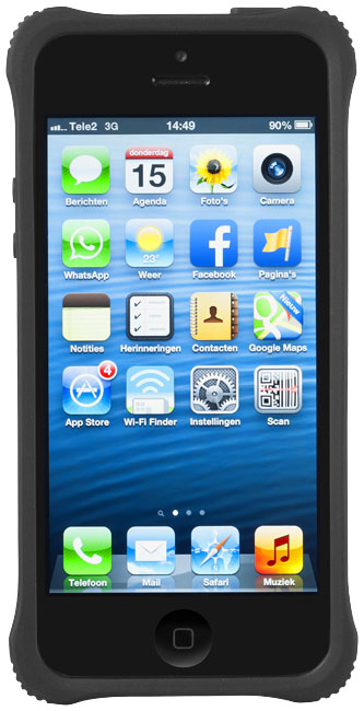 Чехол "Survivor Clear" для iPhone 5/5S, черный
