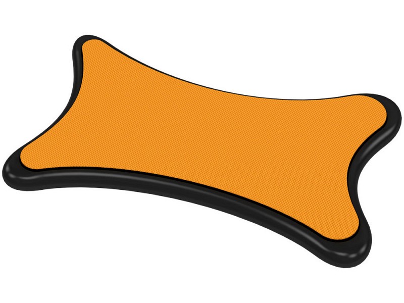 Стилус - салфетка для экранов "Cardi", оранжевый