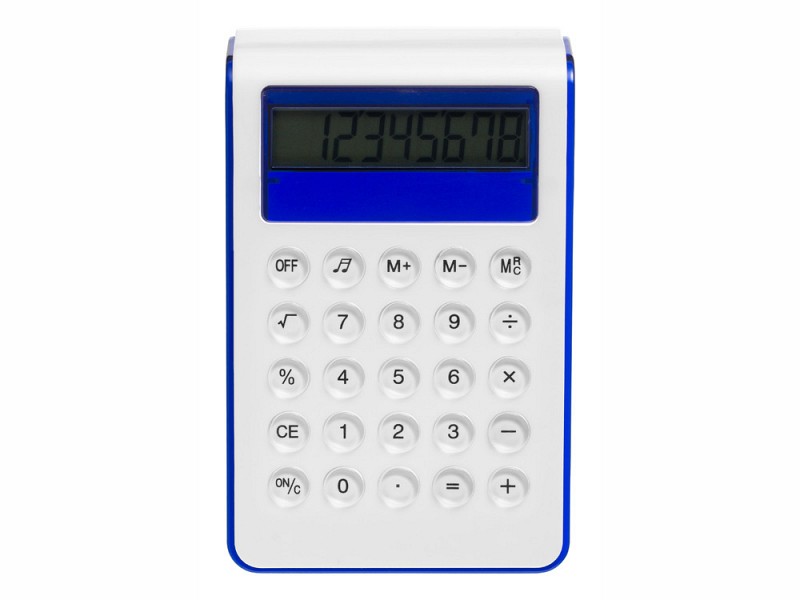 Калькулятор настольный "Soundz", синий