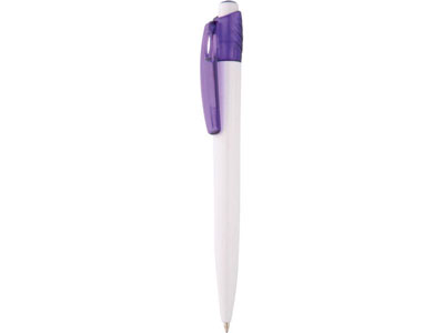 Ручка шариковая "Нюанс" белая/фиолетовая