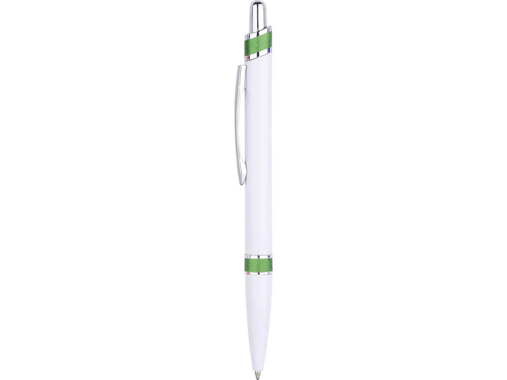 Ручка шариковая «Атлантик» белая/зеленая