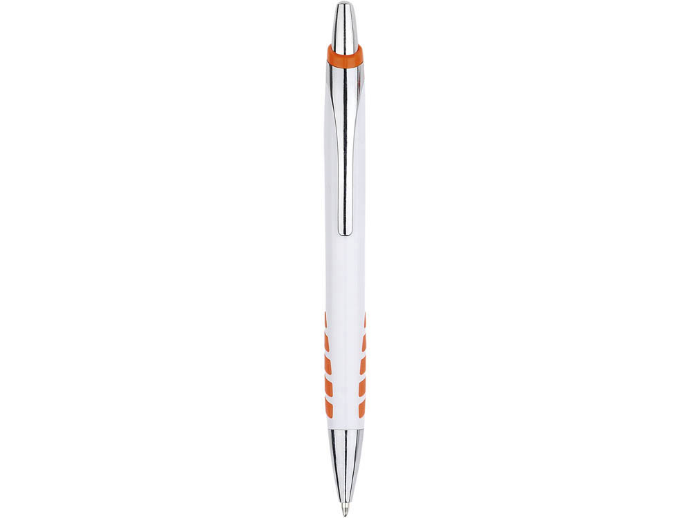 Ручка шариковая «Верона» белая/оранжевая